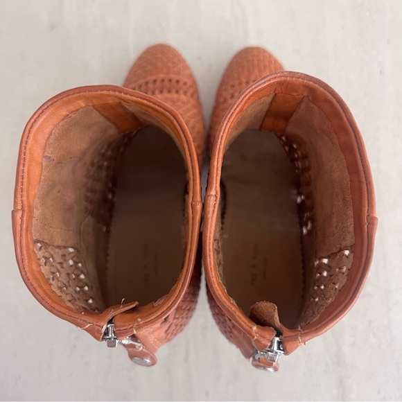 Rag & Bone Leather Newbury Bohemian Bootie Ankle Boots Size 39.5 - Picture 8 of 15